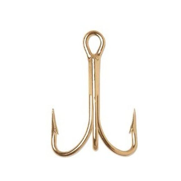Lot of 9 VMC 9617GO Gold Treble Fish Hooks Size 16 Qty 25 Each (175 Hooks Total) - Picture 1 of 5